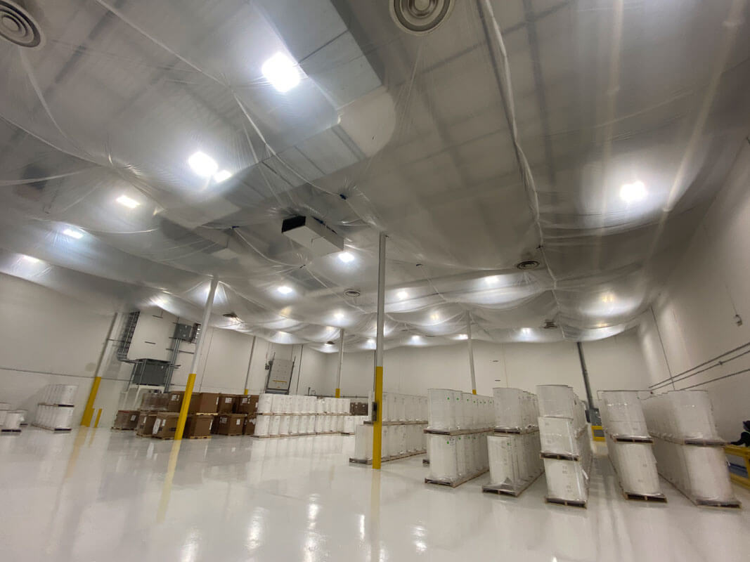 Interior Tarp Protection